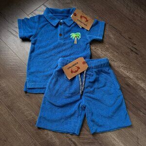 2T Appaman Palm Tree Terry Set NWT